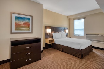 Executive Suite, 1 Queen Bed, Non Smoking, Refrigerator & Microwave (Living Room)