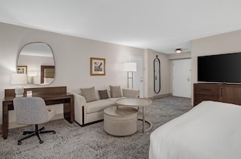 1 King Bed Oversized Room W/pullout Sofa