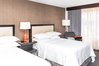 Traditional Room, 2 Double Beds, City View (Hearing Accessible)