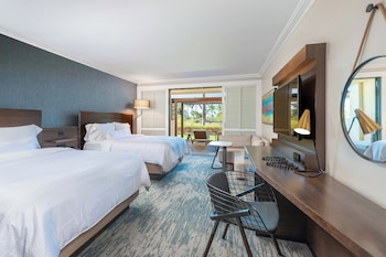 Guest Room, 2 Queen, Ground floor, Lanai