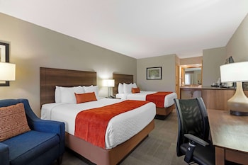 Standard Room, 2 Queen Beds, Non Smoking, Refrigerator & Microwave