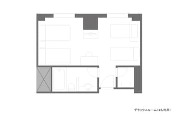 [Non-Smoking] Deluxe Twin Room (with 1 Extra bed and 1 Sofa Bed)
