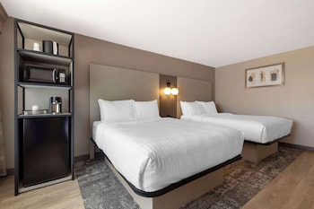 Standard Room, 2 Queen Beds, Non Smoking, Refrigerator & Microwave