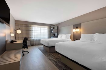 Standard Room, 2 Queen Beds, Non Smoking, Refrigerator & Microwave