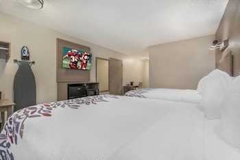 Deluxe Room, 2 Queen Beds, Accessible, Smoking (Roll-In Shower)