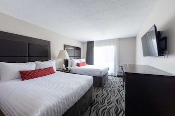 Standard Room, 2 Queen Beds, Non Smoking, Refrigerator & Microwave (2nd Floor;No Pets in room type)