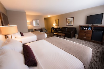 Standard Room, 2 Queen Beds, Non Smoking, Refrigerator & Microwave