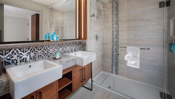 Tower - Presidential Suite. Wheelchair accessible with roll-in shower and option for hearing accessi