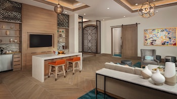 Tower - Presidential Suite. Wheelchair accessible with roll-in shower and option for hearing accessi