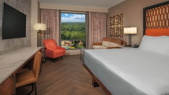 Tower - Resort View - King Bed. Wheelchair accessible with roll-in shower and option for hearing acc
