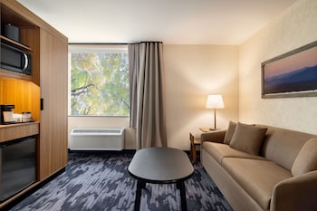 Suite, 1 King Bed with Sofa bed (Hearing Accessible)