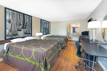 Standard Room, 2 Queen Beds, Non Smoking, Refrigerator & Microwave