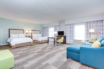 Studio, 2 Queen Beds, Non Smoking, Refrigerator & Microwave (Wet bar)
