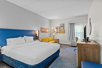 Room, 1 King Bed with Sofa bed, Hearing Accessible, Microwave