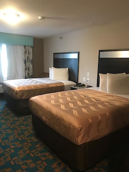 Standard Room, 2 Queen Beds, Non Smoking, Refrigerator & Microwave