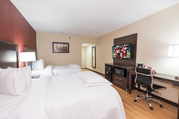 Premium Room, 2 Double Beds (Upgraded Bedding & Snack, Smoke Free)