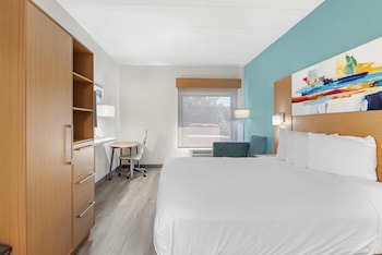 Standard Room, 1 King Bed, Non Smoking, Refrigerator & Microwave