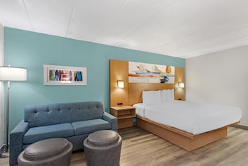 Standard Room, 1 King Bed, Non Smoking, Refrigerator & Microwave (with Single Sofabed;Larger Room)
