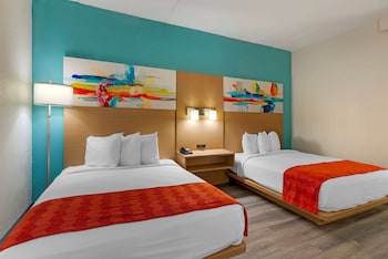 Standard Room, 2 Queen Beds, Non Smoking, Refrigerator & Microwave