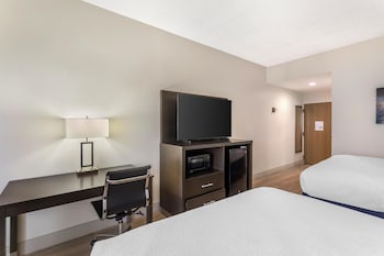 Standard Room, 2 Queen Beds, Non Smoking, Refrigerator & Microwave