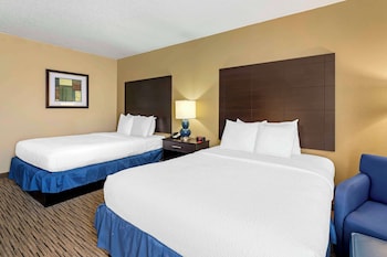 Standard Room, 2 Queen Beds, Non Smoking, Refrigerator & Microwave