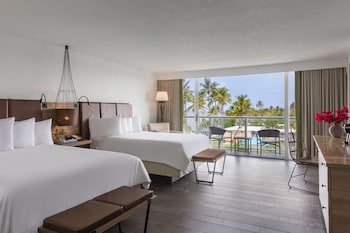 One Bedroom Oceanfront Suite Two Queens