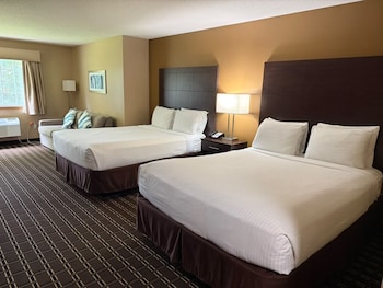 Standard Room, 2 Queen Beds, Non Smoking, Refrigerator & Microwave