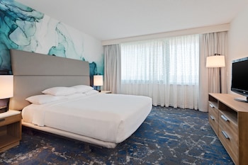 Suite, 1 King Bed with Sofa bed, Mobility Accessible