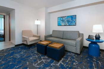 Suite, 1 King Bed with Sofa bed, Mobility Accessible