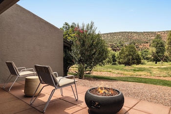 Outbound Fireplace Patio King + Sleeper Sofa