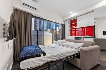 One Bedroom Apartment with Sofa Bed, Balcony, City View