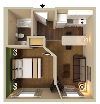 Suite, 1 Queen Bed, Non Smoking
